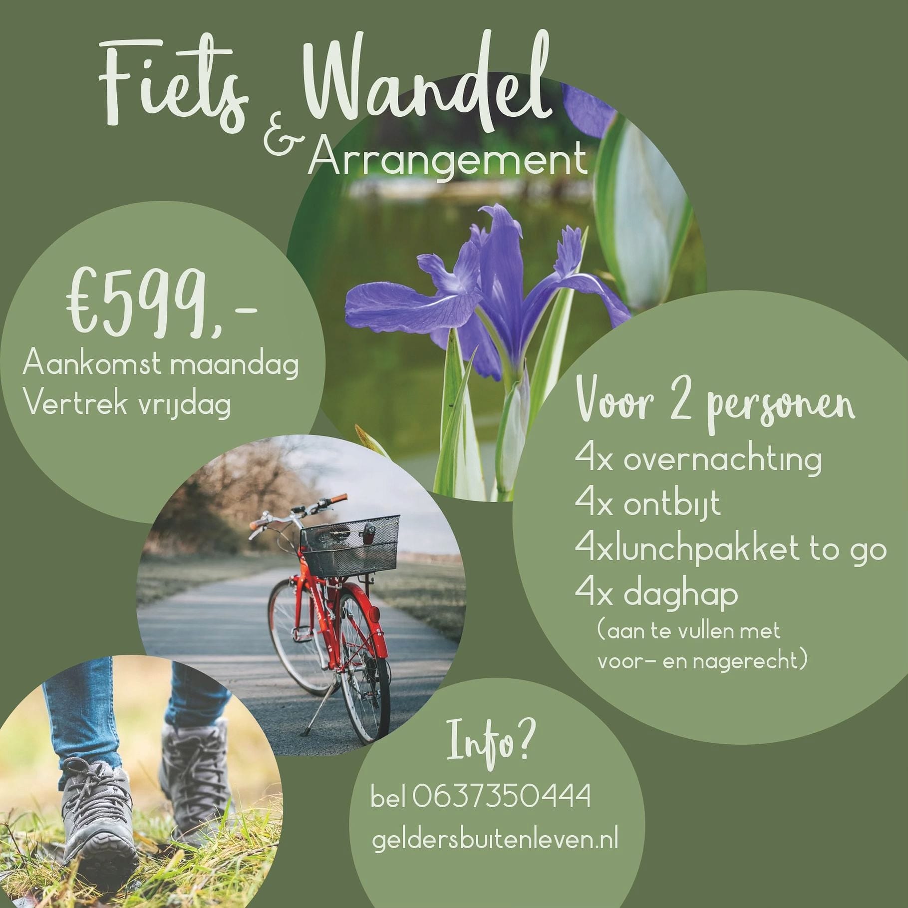 Fiets en Wandel Arrangement